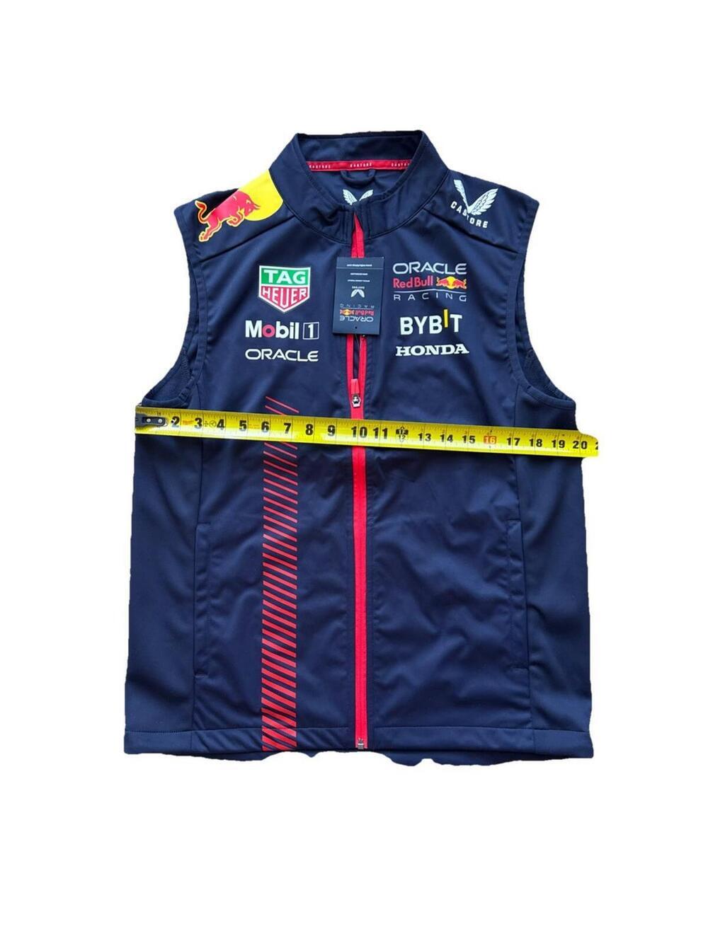Oracle Red Bull Racing Driver Vest Gilet Shirt Castore Mens S Verstappen Checo - Picture 3 of 4